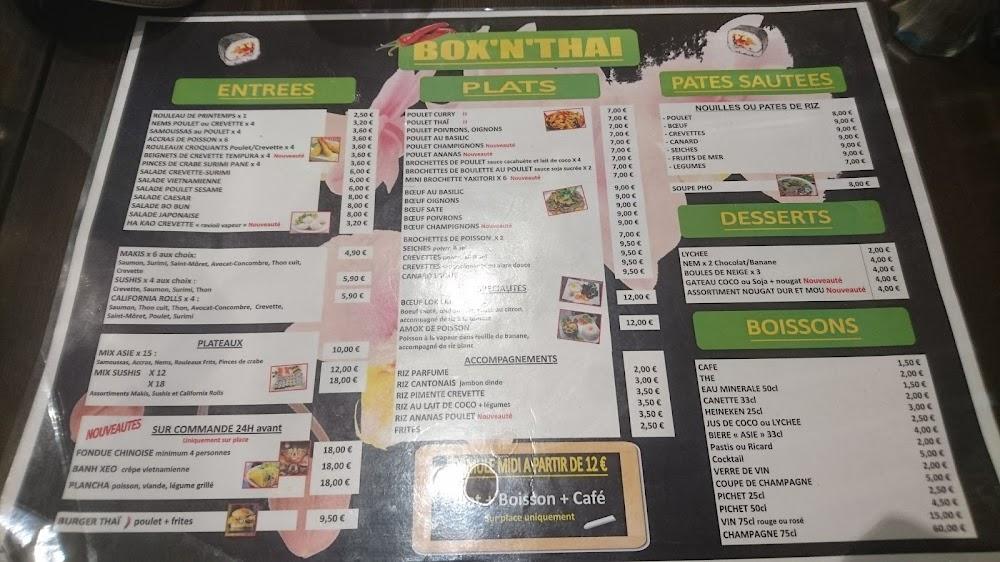 Box'n'Thai - Menu Image 2